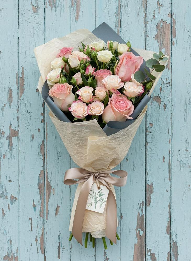 Букет цветов из: Розы в Васильевке