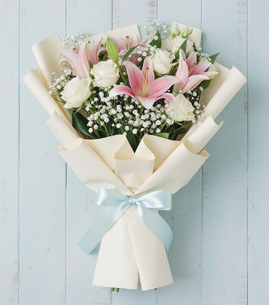 Букет цветов из: Лилии в Васильевке