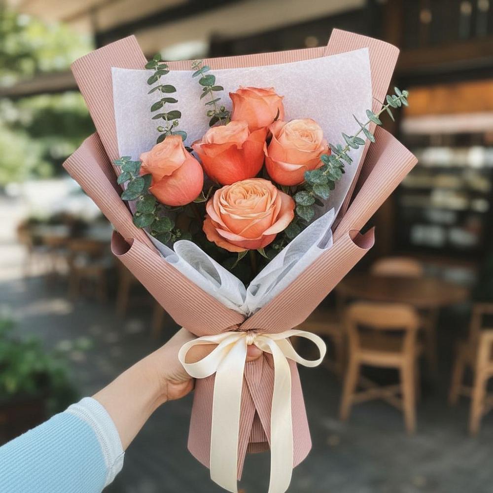 Букет цветов из: Розы в Васильевке