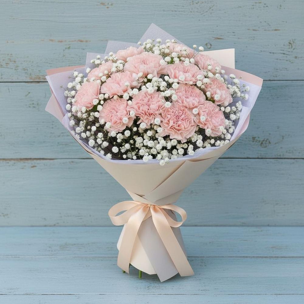 Букет цветов из: Гвоздики в Васильевке