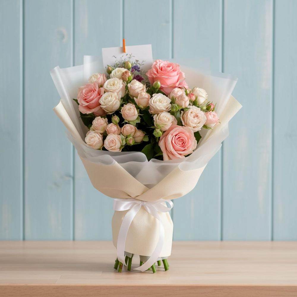 Букет цветов из: Розы в Васильевке