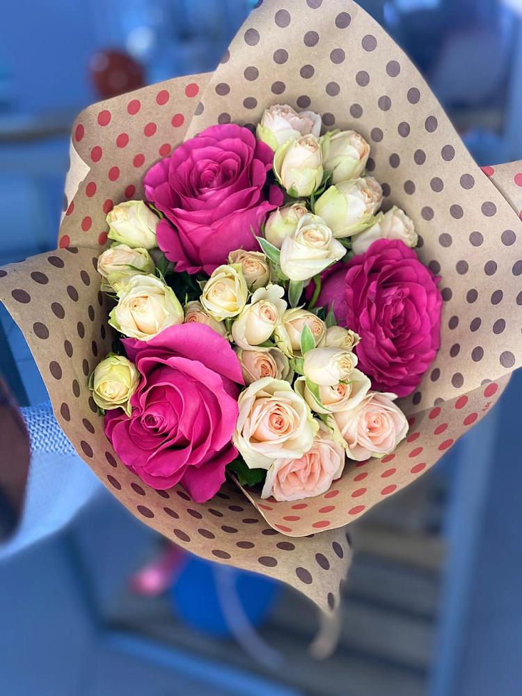 Букет цветов из: Розы в Васильевке