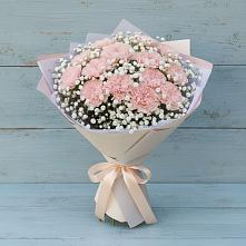 Букет цветов из:  Гвоздики в Васильевке