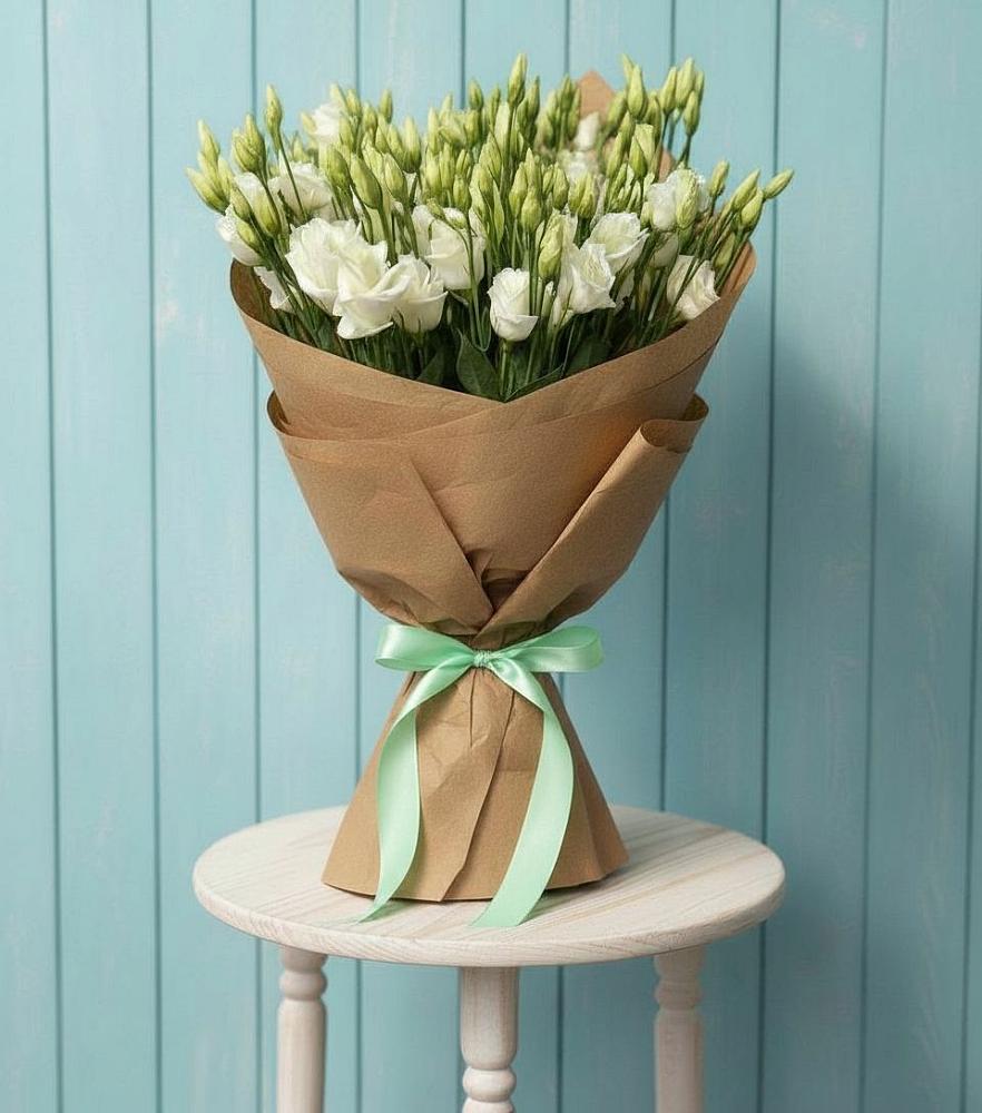 Букет цветов из: Лизиантусы в Васильевке