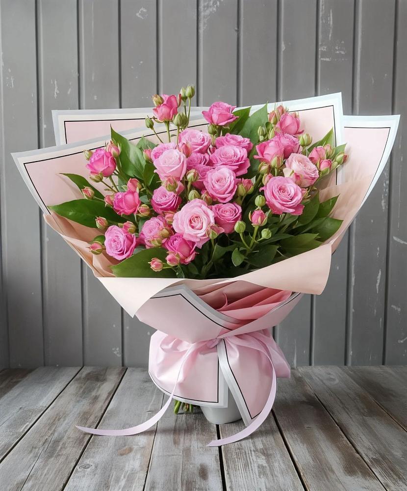Букет Розовый кустик в Васильевке