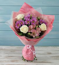 Букет цветов из:  Герберы в Васильевке