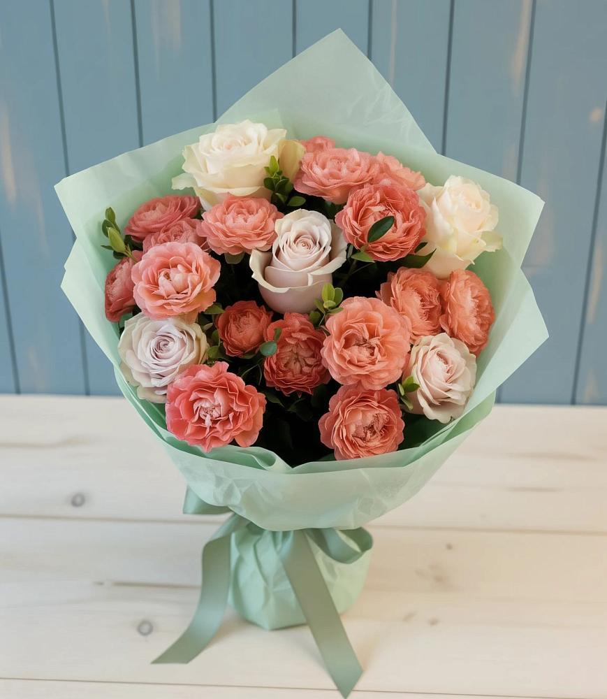 Букет цветов из: Розы в Васильевке