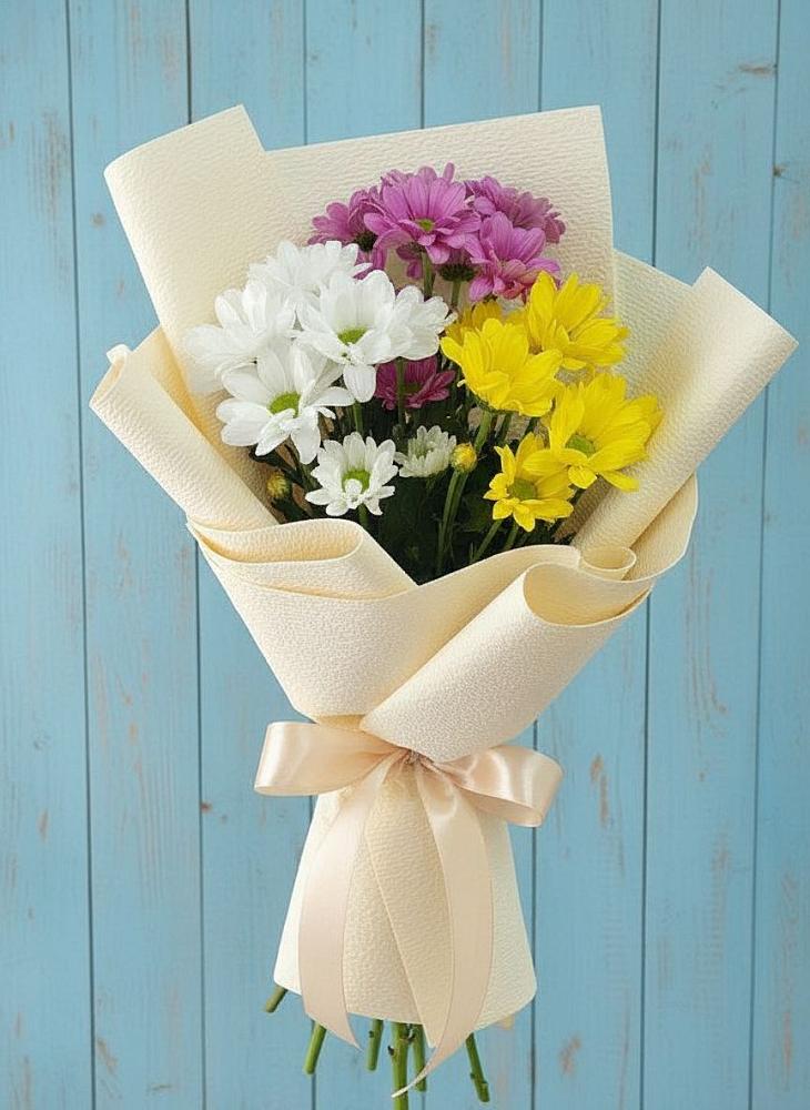 Букет цветов из: Хризантемы в Васильевке