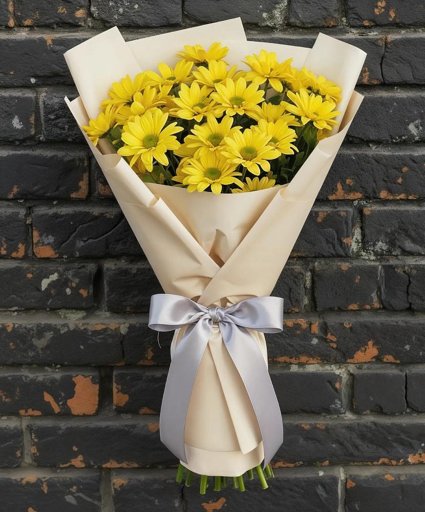 Букет цветов из: Хризантемы в Васильевке