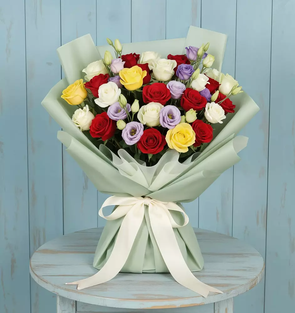 Букет цветов из: Розы в Васильевке