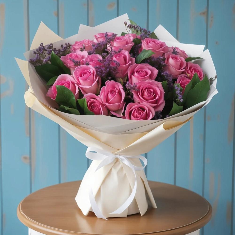 Букет цветов из: Розы в Васильевке